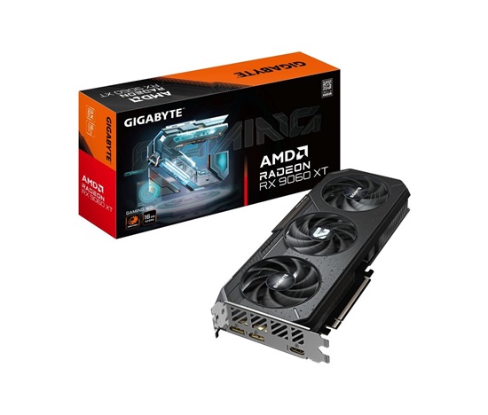 GIGABYTE VGA AMD Radeon RX 9060 XT GAMING 16GB, 16GB GDDR6, 2xDP, 1xHDMI