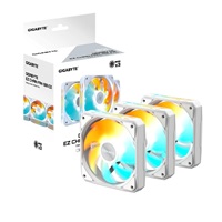 GIGABYTE ventilátor EZ CHAIN FAN 3-PACK, 3x120mm, bílá