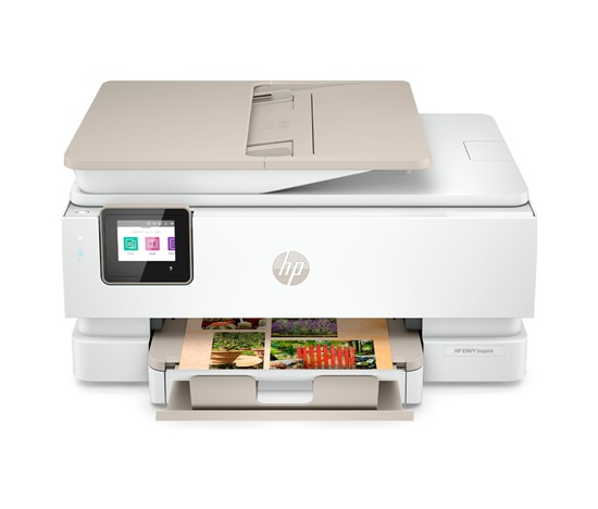 BAZAR - HP All-in-One ENVY 7920e HP+ Portobello (A4, USB, Wi-Fi, BT, Print, Scan, Copy, ADF, Duplex) - Poškozený obal (K