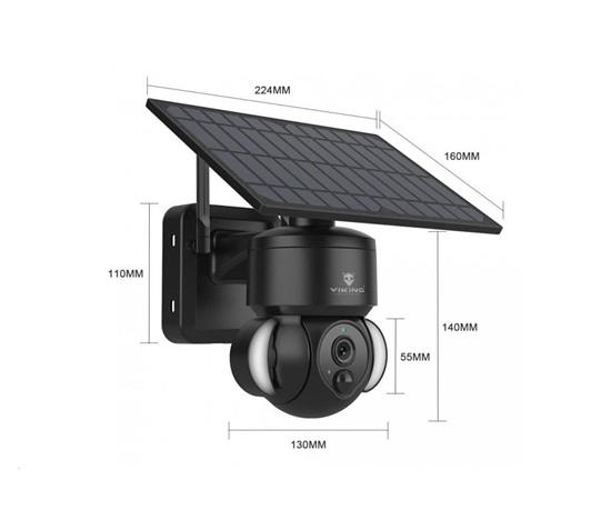 BAZAR - Viking solární HD kamera HDs01 4G - Poškozený obal (Komplet)