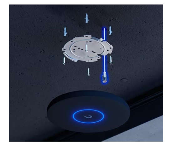 UBNT UniFi U7-Pro-XG, bez PoE adaptéru, černá