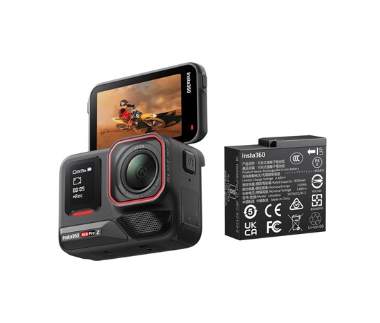 Insta360 X5 motocyklový balíček - akční kamera X5 + příslušenství na motorku