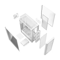 ADATA XPG case VALOR AIR PRO, ATX, Průhledná bočnice, 4x 120mm ARGB Fan, Bílá