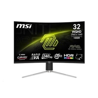 MSI LCD MAG 325CQRXF E2, 31.5", 2560x1440, Rapid VA, 240Hz, 0,5ms, VESA 100x100, Black
