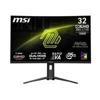 MSI LCD MAG 321CUPDF, 31.5", 3840x2160, Rapid VA, 160Hz, 0,5ms, VESA 100x100, Black