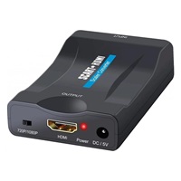 WG - Audio video konvertor SCART na HDMI, černá