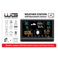 WG - Meteostanice WG3 s venkovním čidlem, černá