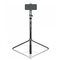 WG - Selfie tyč WG 7, Selfie tyč + tripod + teleskopický GoPro stojan, bluetooth, černá