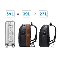 MYBALO Atlas prostorný batoh na notebook, černá