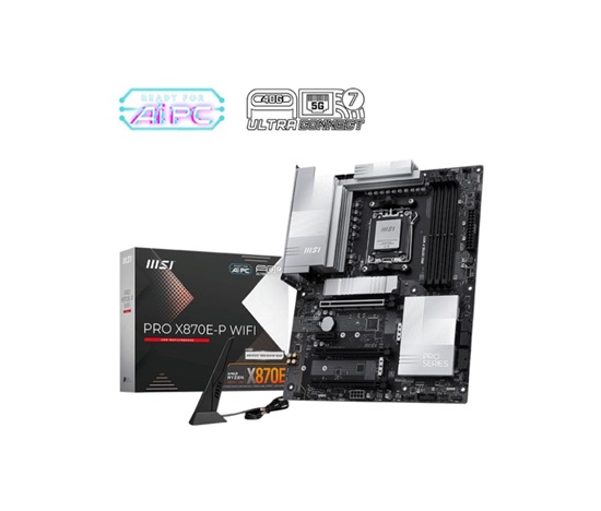 MSI MB Sc AM5 PRO X870E-P WIFI, AMD X870E, 4xDDR5, 1xHDMI, 1xThunderbolt, WI-FI