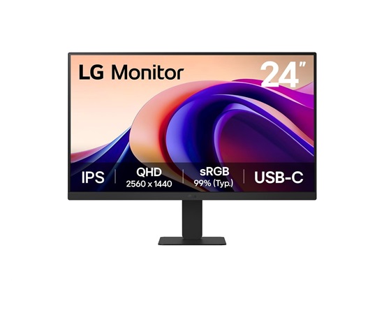 LG MT IPS LCD LED 23,8" 24U631A - IPS panel, 2560x1440, 100hz, HDMI, USB-C