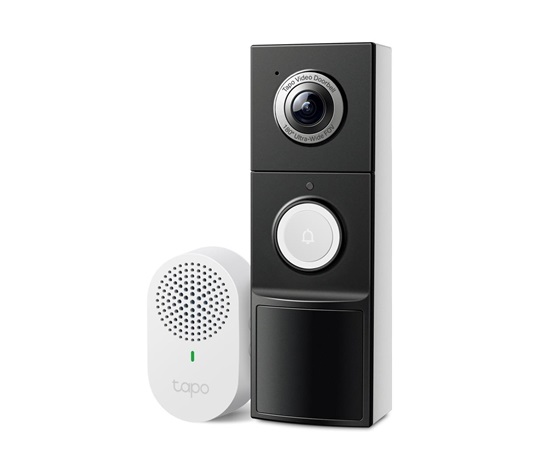 BAZAR - TP-Link Tapo D235 Chytrý video zvonek (5MP, 2K, WiFi, IR 10m, microSD) - rozbaleno