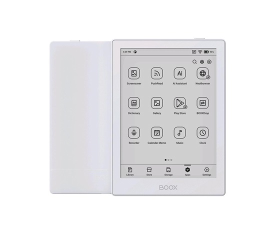 E-book ONYX BOOX GO 6, bílá, 6" Carta 1300, 32GB, Bluetooth, Android 11, E-ink displej