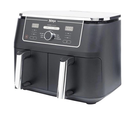 Ninja AF400EU horkovzdušná fritéza, 9,5 l, duální zóna, 2470 W, 6 programů, digitální ovládání