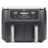 Ninja AF400EU horkovzdušná fritéza, 9,5 l, duální zóna, 2470 W, 6 programů, digitální ovládání