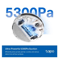 TP-Link Tapo RV20 Max robotický vysavač s mopem (LiDAR, 2,4 GHz, BT, bílý)