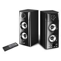BAZAR - GENIUS reproduktory SP-HF2800 BT/ 2.0/ 60W/ Dřevěné/ Bluetooth/ USB/ dálkové ovládání - Poškozený obal (Komplet)