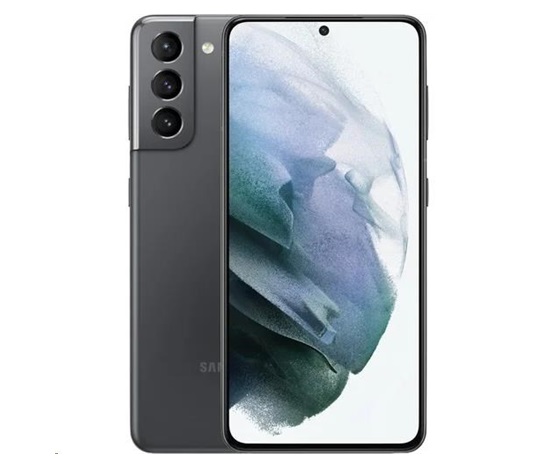 BAZAR - Samsung Galaxy S21 (G991), 128 GB, 5G, DS, EU, šedá - Po opravě (Náhradní krabice)