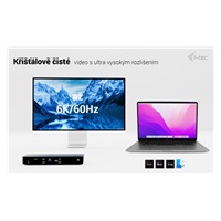i-tec Thunderbolt4 3x Display Docking Station, Power Delivery 96W