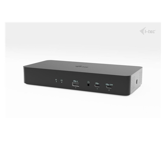 i-tec Universal Intelligent Dual Display Docking Station, Power Delivery 100W