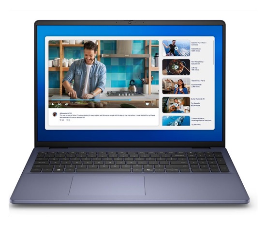 DELL NTB 16 DC16251/C7-150U/16GB/512GB SSD/16" FHD+ /Integrated/FgrPr/3 Cell/65W/WLAN/Backlit Kb/W11 Pro/3Y PS NBD