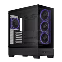 BAZAR - ASUS case A31 PLUS TG ARGB, Mid Tower, Průhledná bočnice, 4x120mm ARGB Fan, ARGB Hub, černá - Poškozený obal (Ko