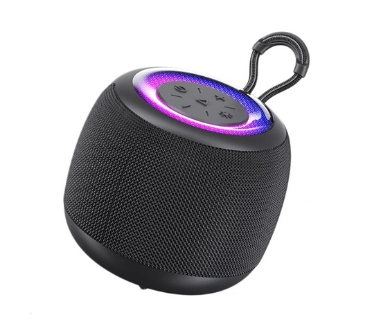WG - Bluetooth Speaker WG AuraBeats, 5W, TWS, LED, černá