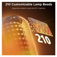 Govee Table Lamp 2 RGBW Akumulátorová lampa s reproduktorem - zvuk od JBL