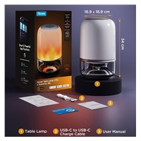 Govee Table Lamp 2 RGBW Akumulátorová lampa s reproduktorem - zvuk od JBL
