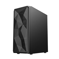 VeinX case ME19A Mid Tower, bez zdroje, 1x USB3.0, 1x USB2.0, 4x 120mm ARGB Fan, 1x ARGB Controller, černá