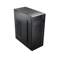 VeinX case ID02A Mid Tower, bez zdroje, 1x USB3.0, 2x USB2.0, černá