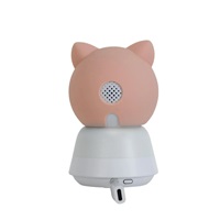 EVOLVEO Baby Monitor N5, Set videochůvičky s 360° dohledem, obousměrnou komunikací a ukolébavkami, růžová