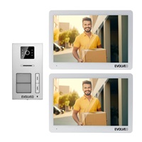 EVOLVEO DoorPhone 20-2W - 2 drátový videotelefon s aplikací pro dvě domácnosti a 32GB pamětí