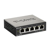 BAZAR - D-Link DGS-1100-05V2 5-port Gigabit Smart Managed switch, fanless - Poškozený obal (Komplet)