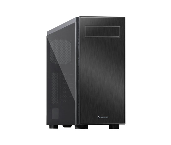 BAZAR - CHIEFTEC skříň HAWK, ATX, 2xUSB 3.0, 1x USB 2.0, Prosklená bočnice, černá - Rozbaleno (Bez příšlušenství)