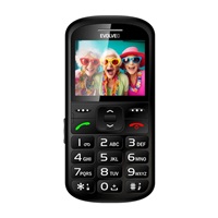 EVOLVEO EasyPhone XS, mobilní telefon pro seniory, černá
