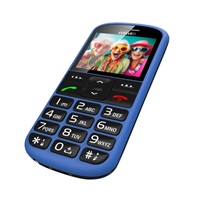 EVOLVEO EasyPhone XS, mobilní telefon pro seniory, modrá