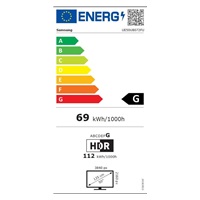 Samsung U8072F 50" TV, 4K Ultra HD, HDR, Tizen, Apple AirPlay, OTS Lite, Wi-Fi, Bluetooth, HDMI, USB