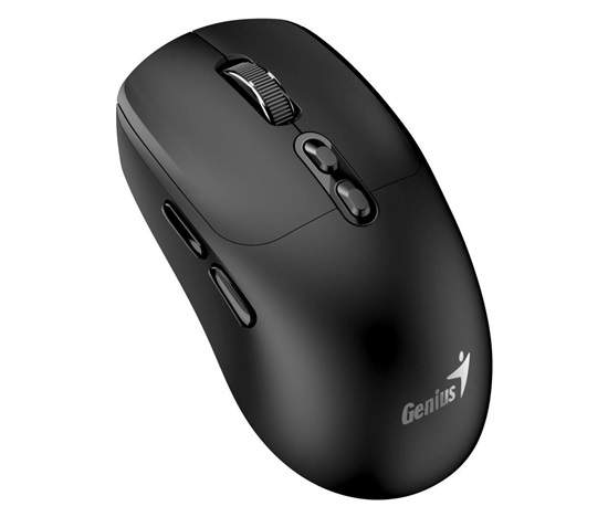 GENIUS myš NX-8080S BT/ duální Bluetooth + 2,4GHz/ 1600 dpi/ Copilot/ bezdrátová/ tichá/ černá