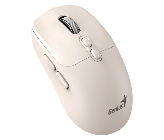 GENIUS myš NX-8080S BT/ duální Bluetooth + 2,4GHz/ 1600 dpi/ Copilot/ bezdrátová/ tichá/ béžová