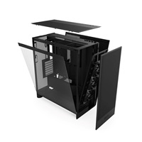 NZXT skříň H7 Flow edition / ATX / 3x 120 mm fan / USB-C / 2x USB / prosklená bočnice / mesh panel / černá