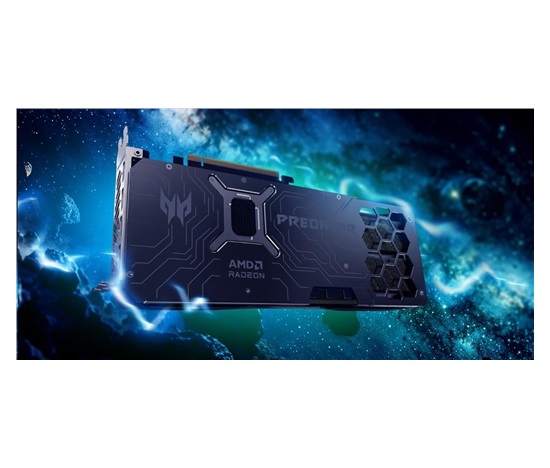 ACER Grafická karta Predator BiFrost Radeon RX 9070 XT OC, 16GB, 1.87 GHz