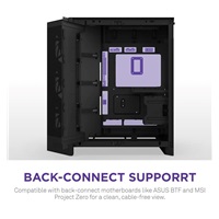 NZXT skříň H9 Flow dvoukomorová ATX / 4x140mm fan / až 10xfan / perforovaný top / proskl. bočnice, front / černá