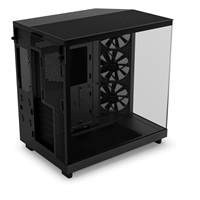 NZXT skříň H6 Flow dvoukomorová / MidT / 3x120mm fan / 2xUSB 3.2 / USB-C / prosklená bočnice i čelo / černá