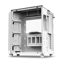 NZXT skříň H6 Flow dvoukomorová / MidT / 3x120mm fan / 2xUSB 3.2 / USB-C / prosklená bočnice i čelo / bílá
