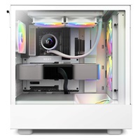 NZXT vodní chladič Kraken 240 RGB / 2x120mm fan / 4-pin PWM / LCD disp. / 6 let / bílá
