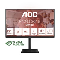 AOC MT 27" 27E4CV - 1920x1080,IPS,120Hz,1xHDMI,1xDP,USBhub,USB-C,PD,RJ45,Repro,Pivot