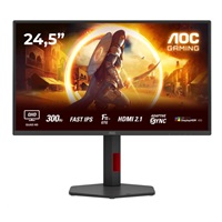 AOC MT 24,5" Q25G4SR - 2560x1440,IPS,300Hz,2xHDMI,1xDP,Repro,Pivot