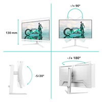 Philips MT 27" 27M2N3501PA - 2560x1440,Fast IPS,240Hz (OC 260Hz),2xHDMI,1xDP,Repro,Pivot,Bílá