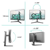 Philips MT 27" 27M2N3800A - 3840x2160,Fast IPS,160Hz,2xHDMI,1xDP,USBhub,Repro,Pivot